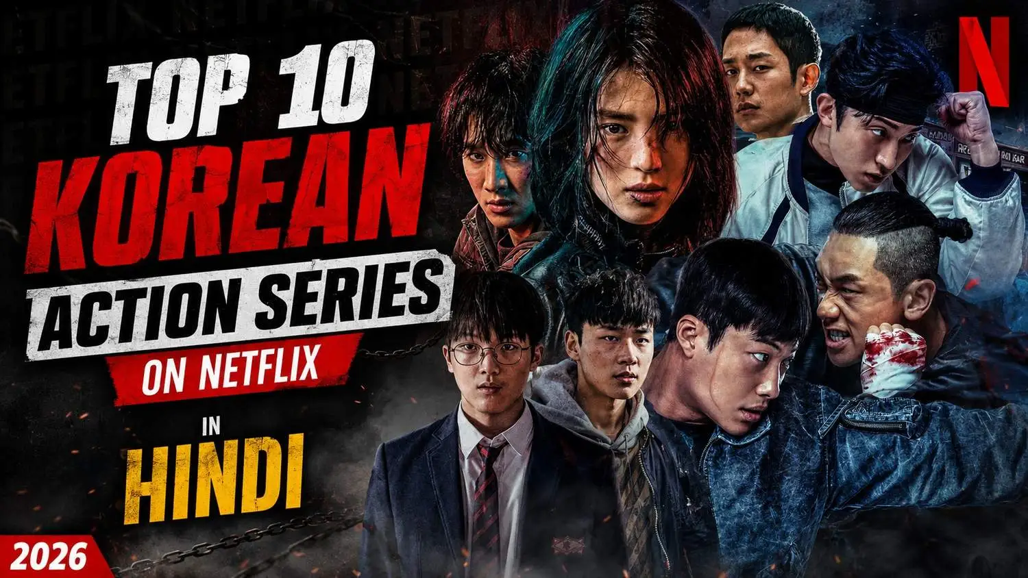 Korean action series on Netflix in Hindi