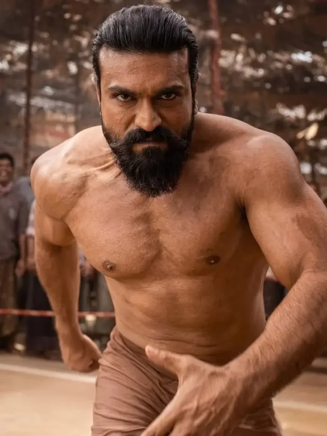 Ram Charan intense action look