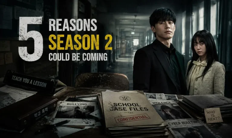 Teach You a Lesson Season 2 prediction thumbnail featuring school investigation theme