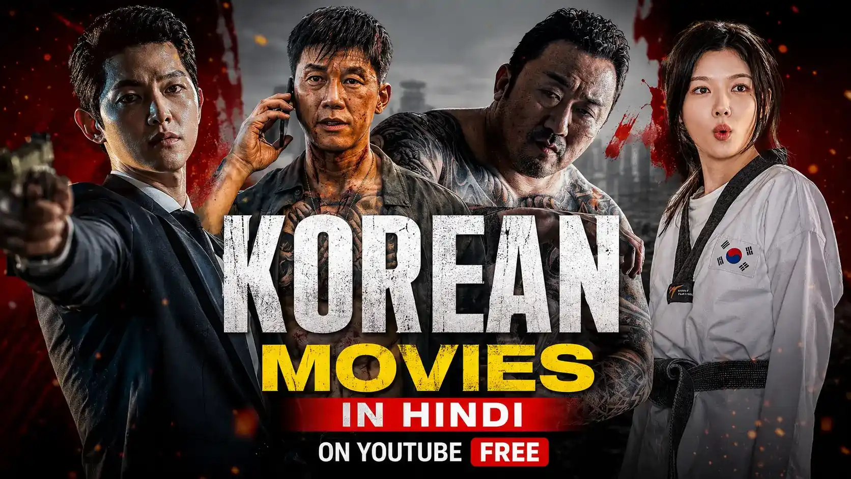 Korean Movies in Hindi on YouTube free
