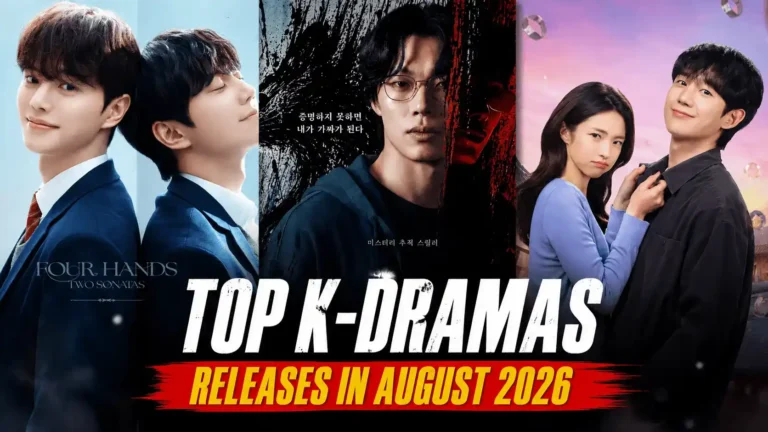 Top New K-Dramas Releasing in August 2026 featuring Mousetrap, Four Hands, Two Sonatas, Our Sticky Love korean dramas