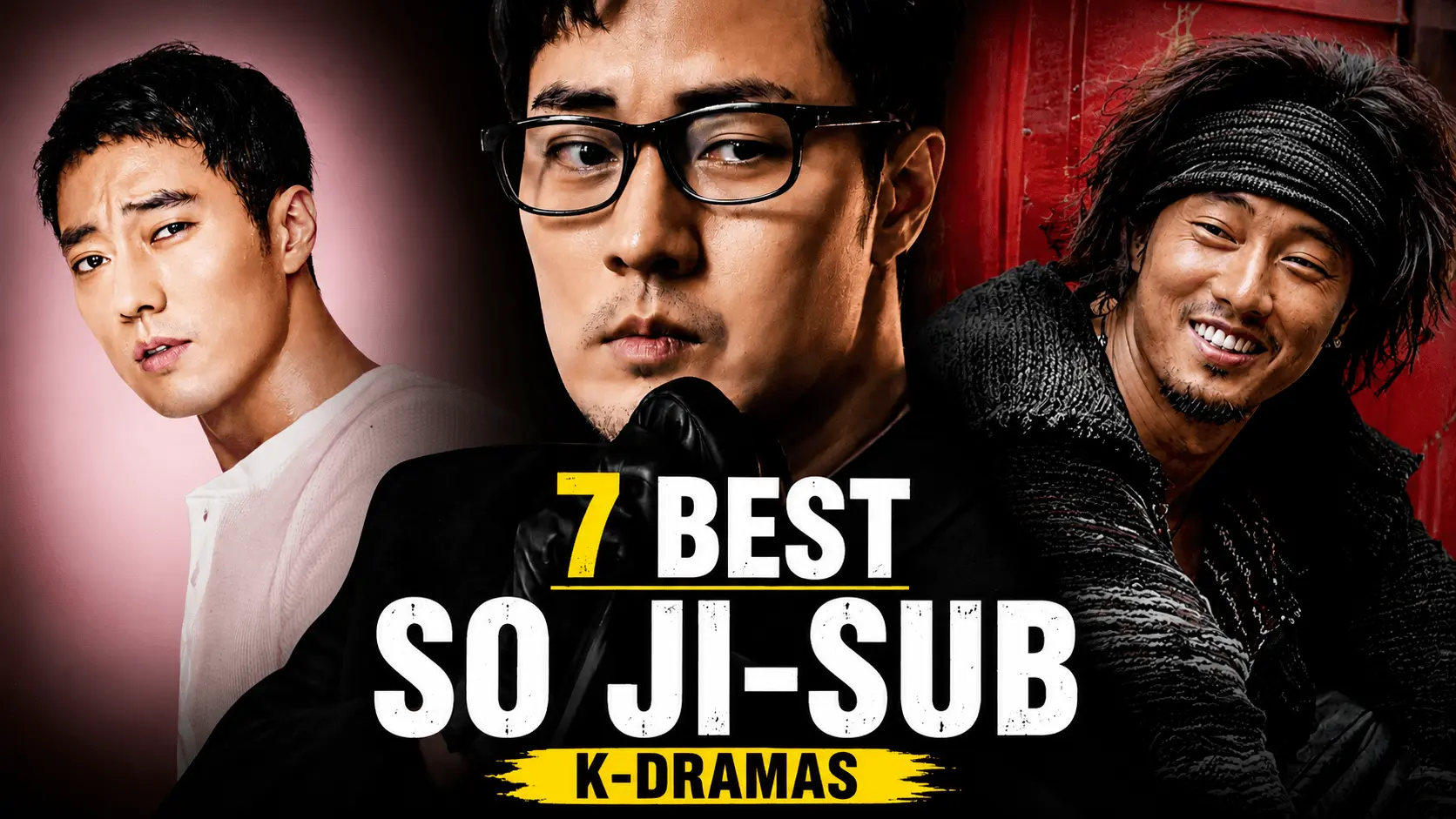 Collage of So Ji-sub featuring Agent Kim Reactivated, Oh My Venus, and I'm Sorry, I Love You for the best tv shows with so ji-sub list.