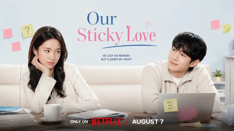 Jung Hae-in and Ha Young in Netflix's romantic comedy K-drama Our Sticky Love, releasing worldwide on August 7, 2026.